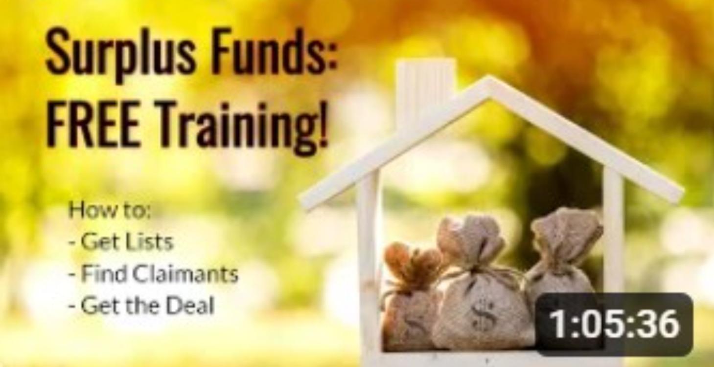 Free Surplus Funds Training Overview