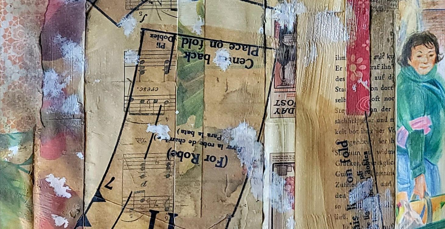 Art Journaling with "Junk"