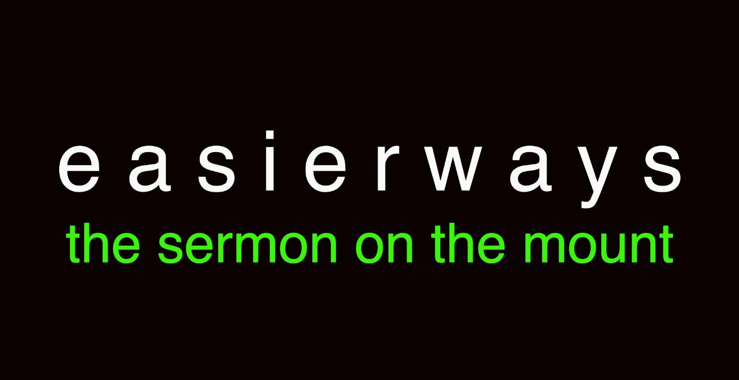 The Sermon On The Mount