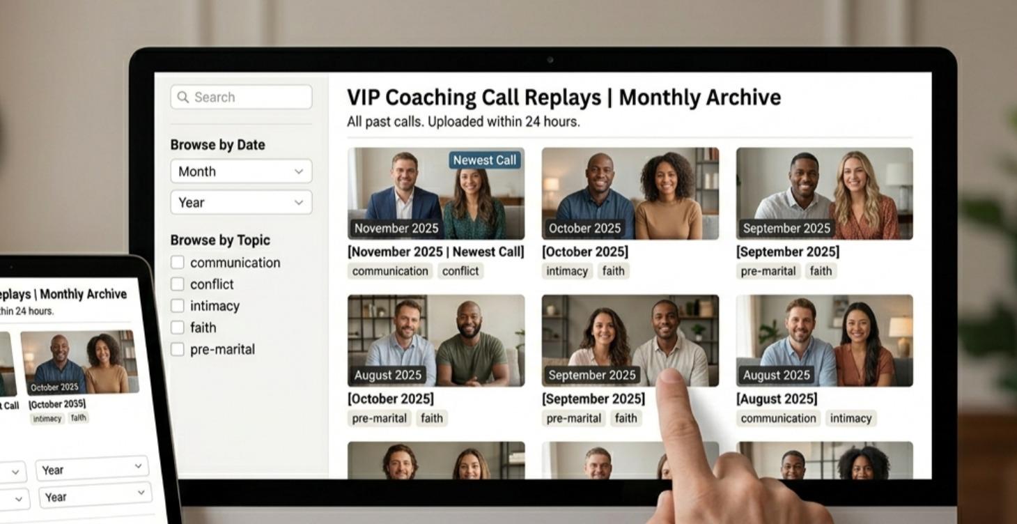VIP Coaching Call Replays