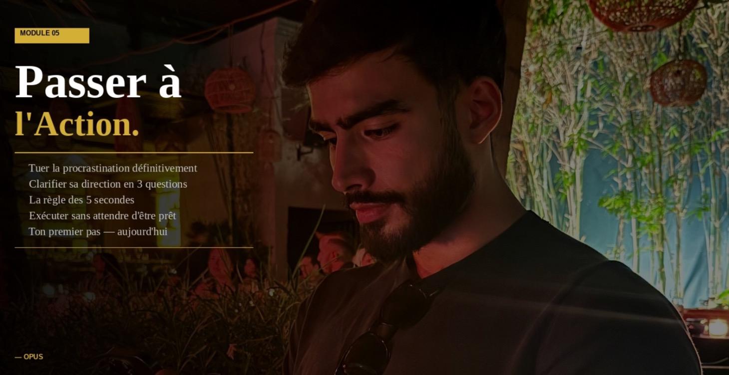 Passer à l'Action ⚡