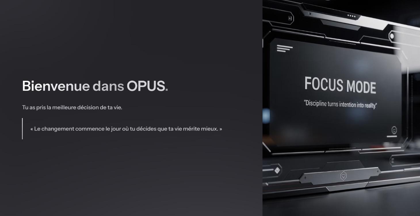 Bienvenue dans OPUS 👋