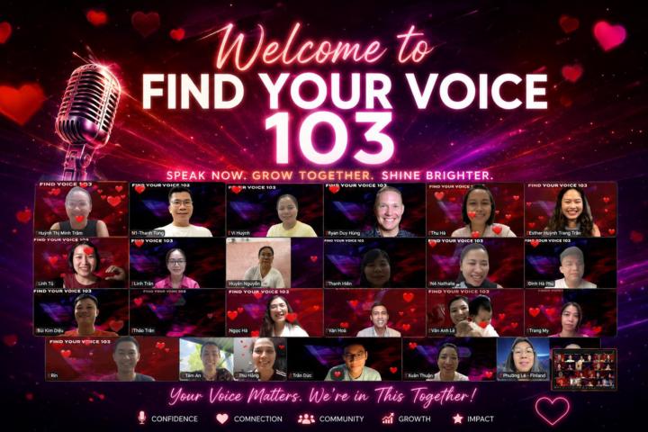 KHAI GIẢNG LỚP FIND YOUR VOICE 103 