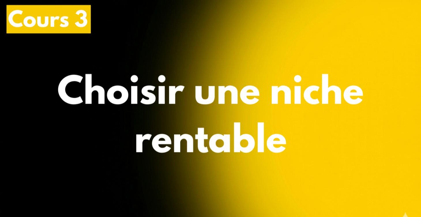 Choisir une niche rentable