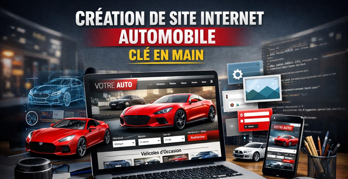 Création Site internet Automobile - Clé en main