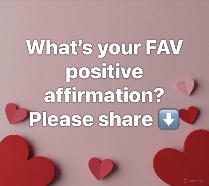 Share your affirmations 🎉