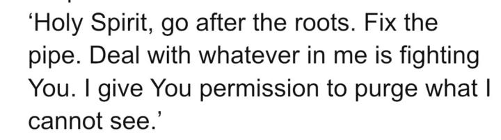 Praying the the Spirit part 1-inner healing