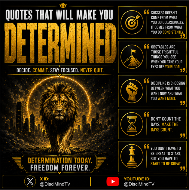 Quotes That Will Make You Determined