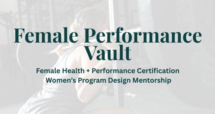 Female Performance Vault