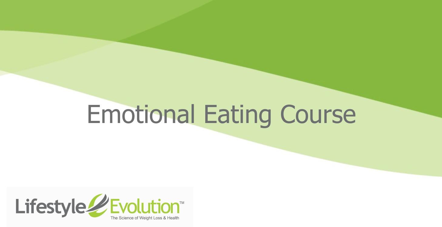 Emotional Eating Self-paced Course