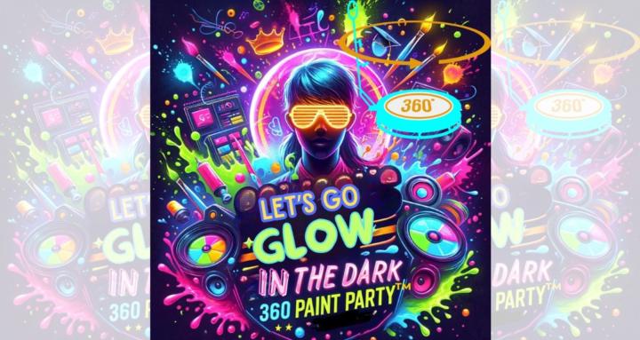 Glow in Dark 360 Paint Party