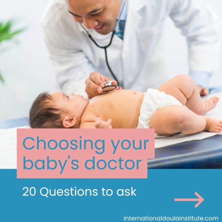 Questions to ask when choosing a Pediatrician...
