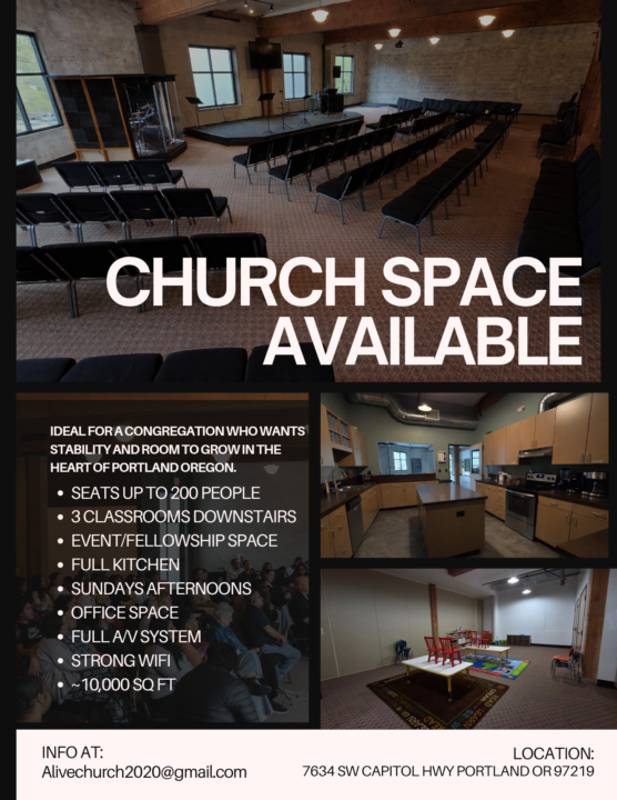 Space available ⛪️