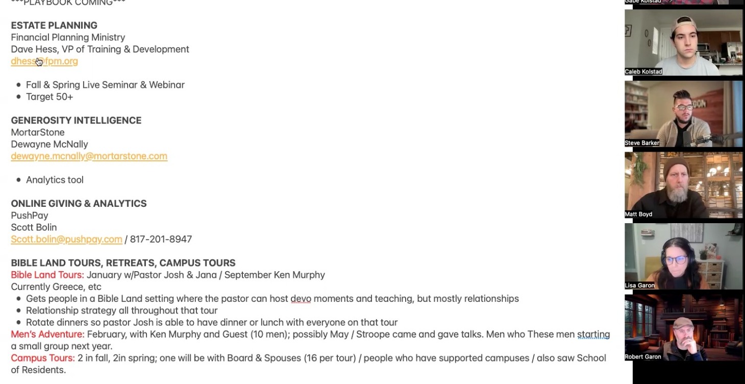 Generosity Development - Lakepointe Church