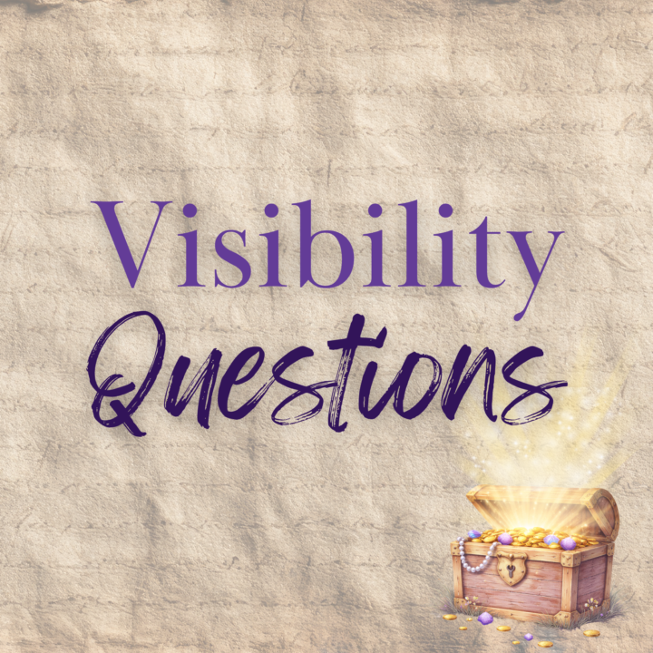 The Visibility Q+A Thread - Share your questions below ⤵️