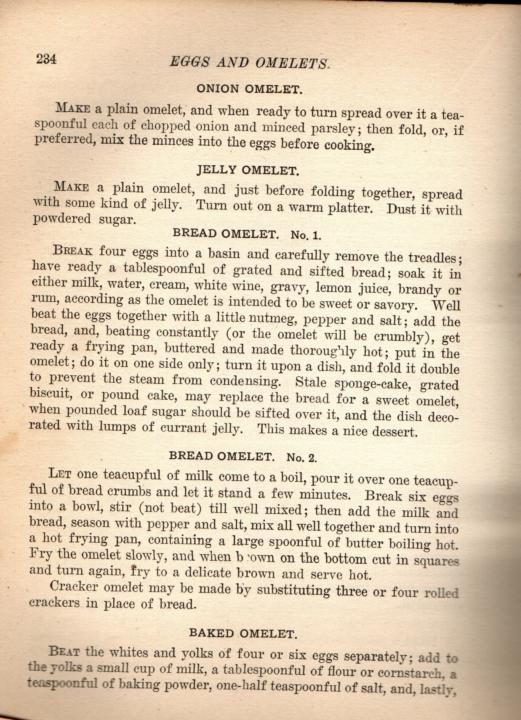 1899 Edition of White House Cookbook