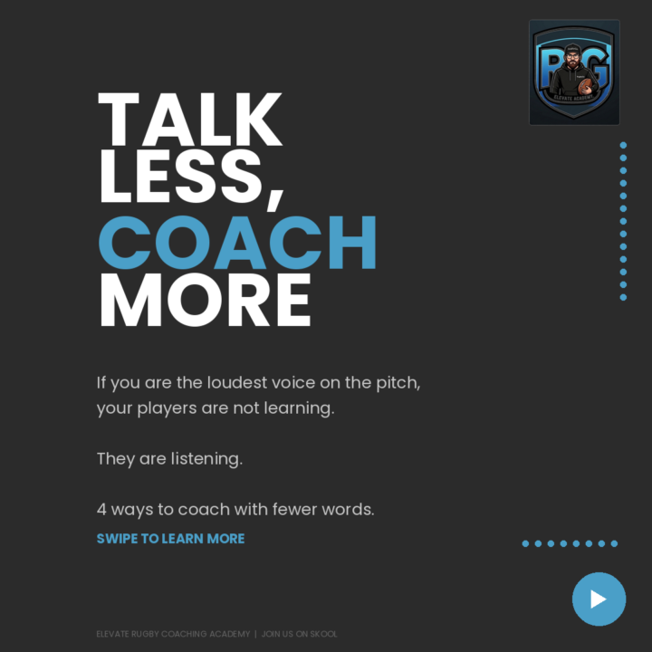 Talk Less, Coach More!