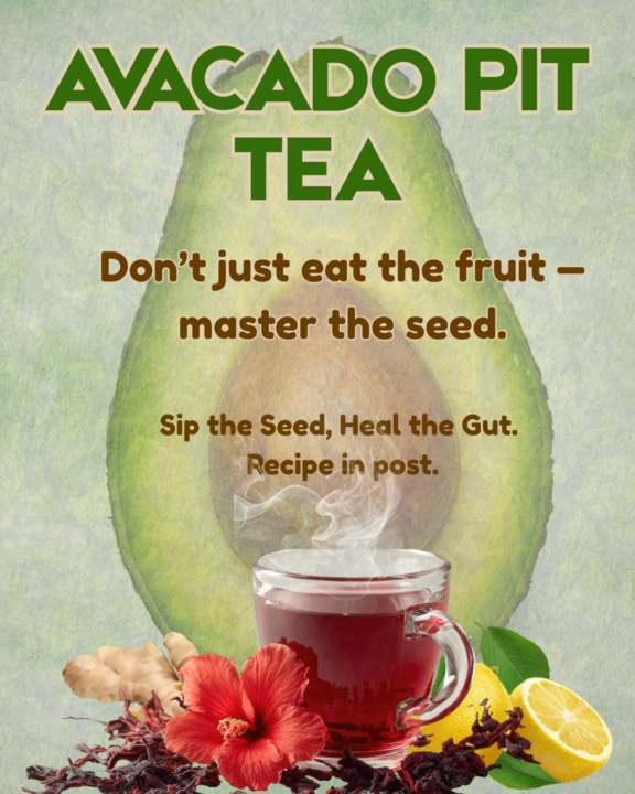 The Hidden Data in Your Trash: Why the Avocado Pit is a Sovereign Superfood 🥑☕