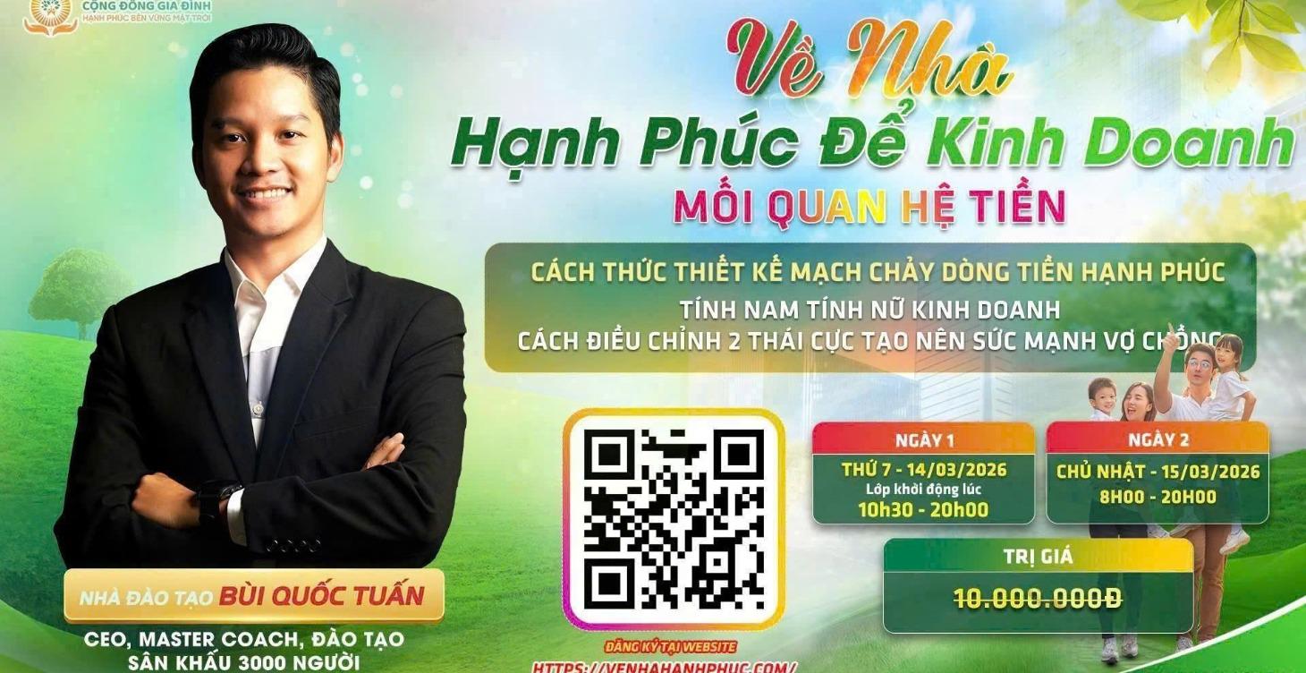 VỀ NHÀ HẠNH PHÚC ĐỂ KINH DOANH