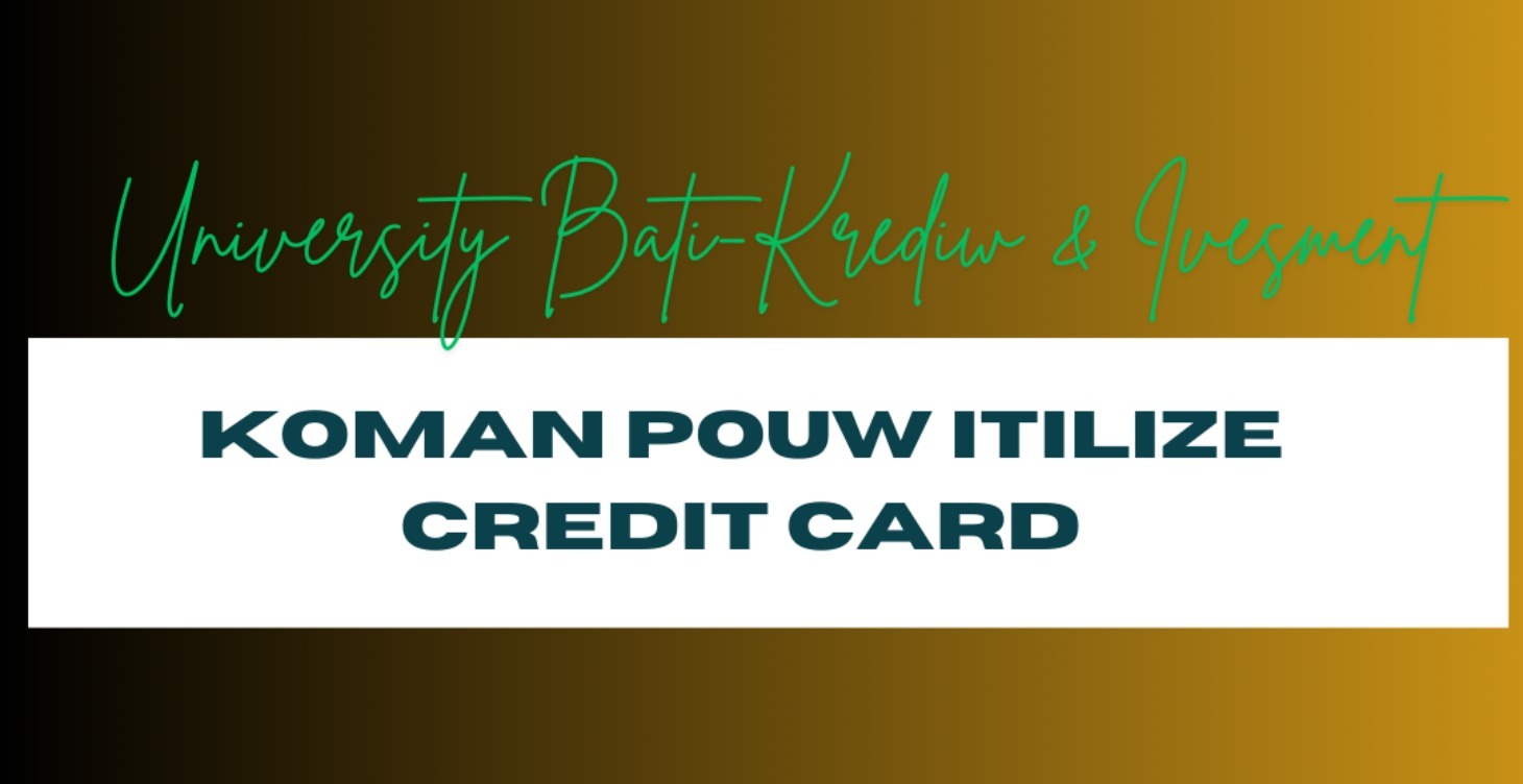 KOMAN POUW ITILIZE CREDIT CARD