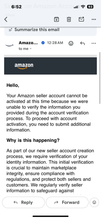 Amazon seller phone number 