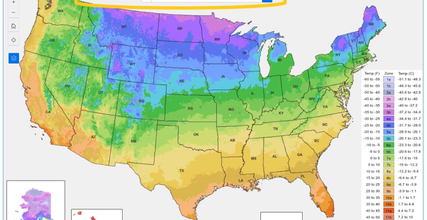 Find your Plant Hardiness Zone Here!