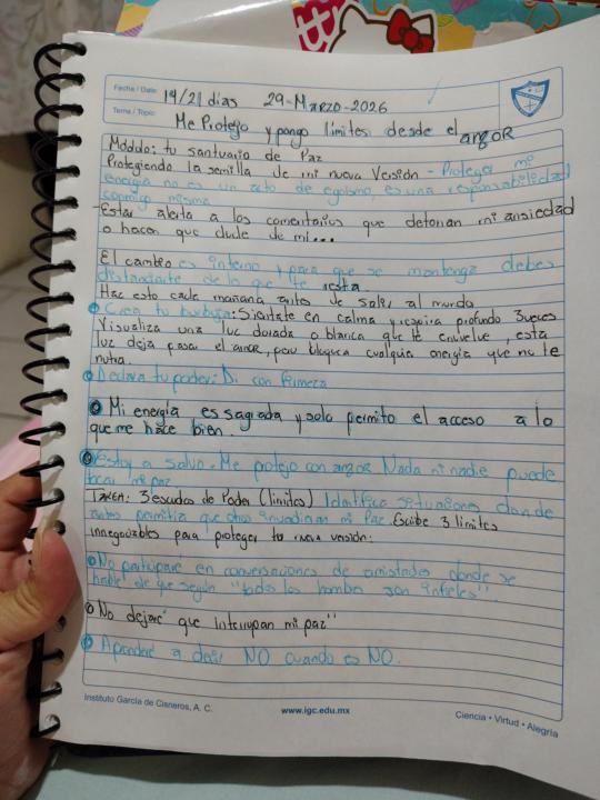 14/21 días Me protejo y pongo límites desde el amor ❤️