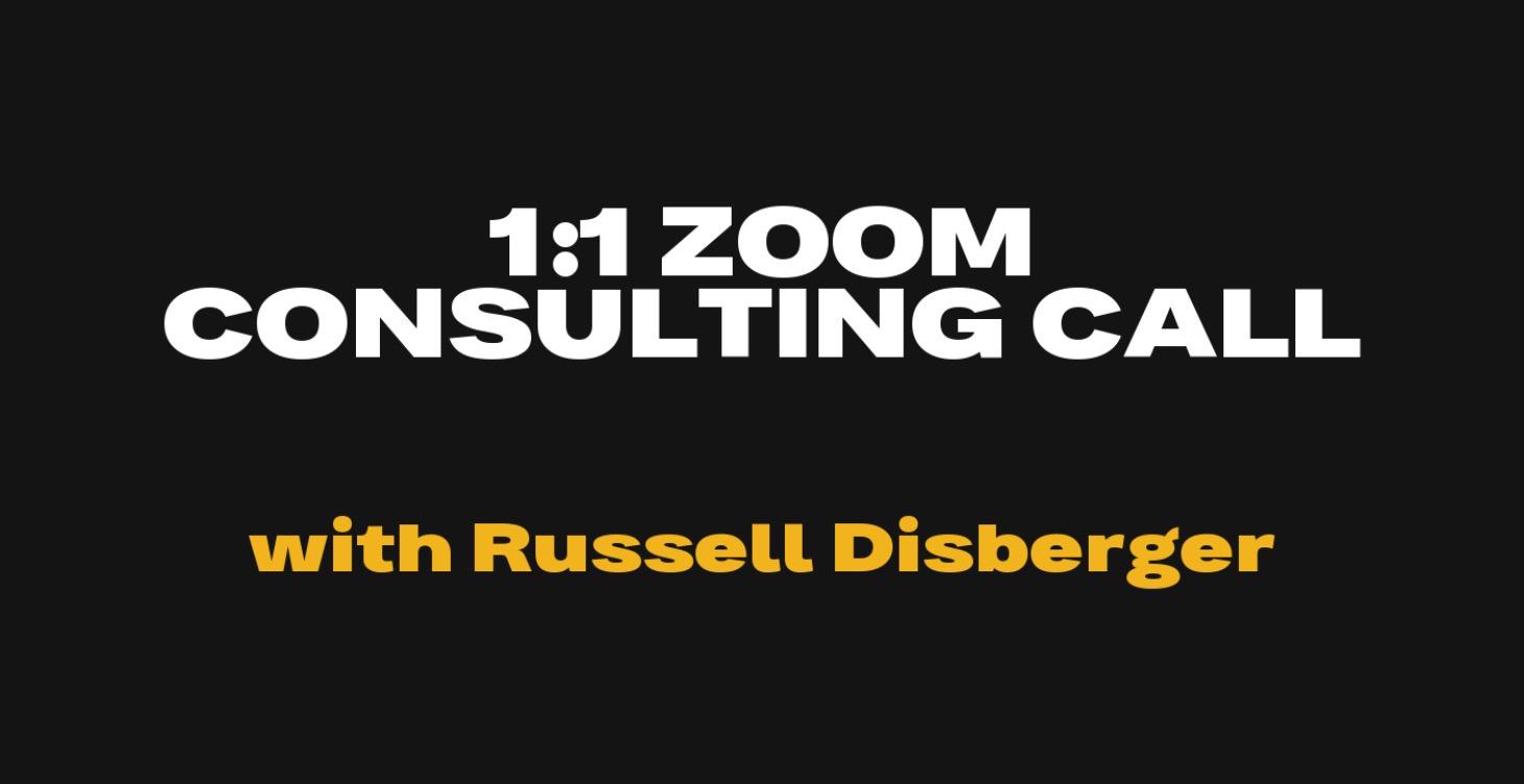 1hr Consulting ZOOM Call 1:1
