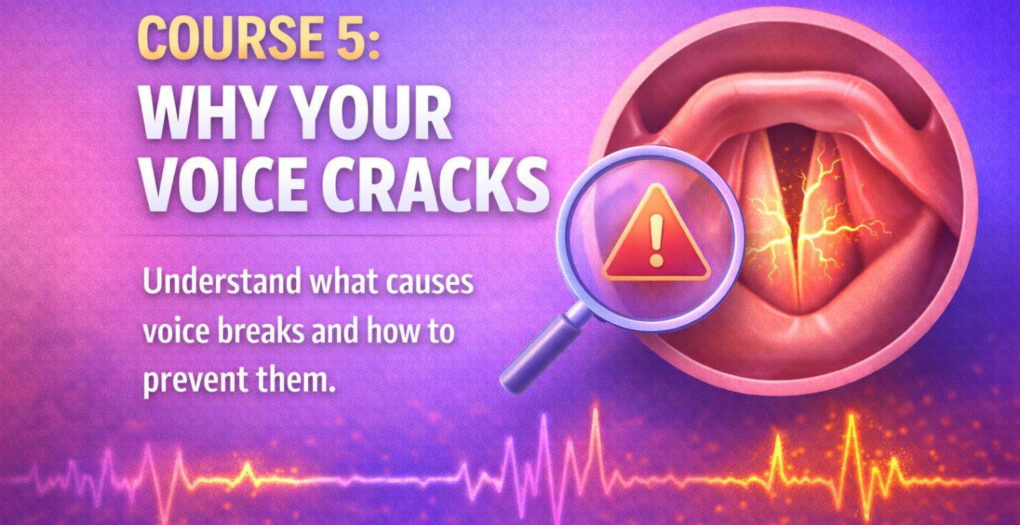 COURSE 5: WHY YOUR VOICE CRACKS