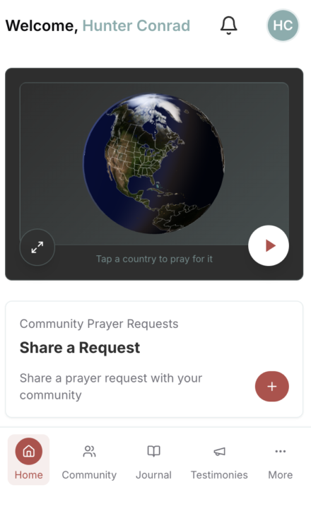 Intro - Prayer App Excited for Growth and connecting with Churches