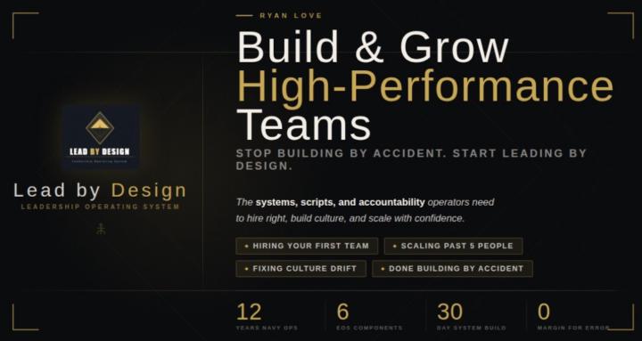 Lead by Design