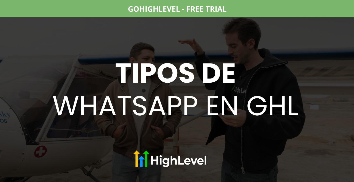 Instalar WhatsApp en GHL