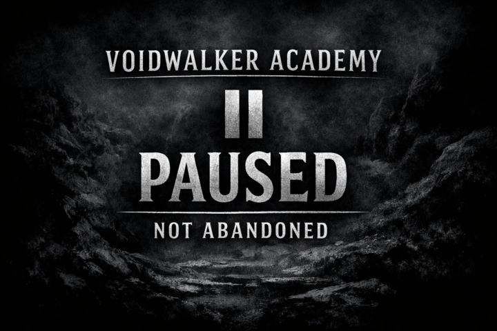 Voidwalker™️ Academy Paused!