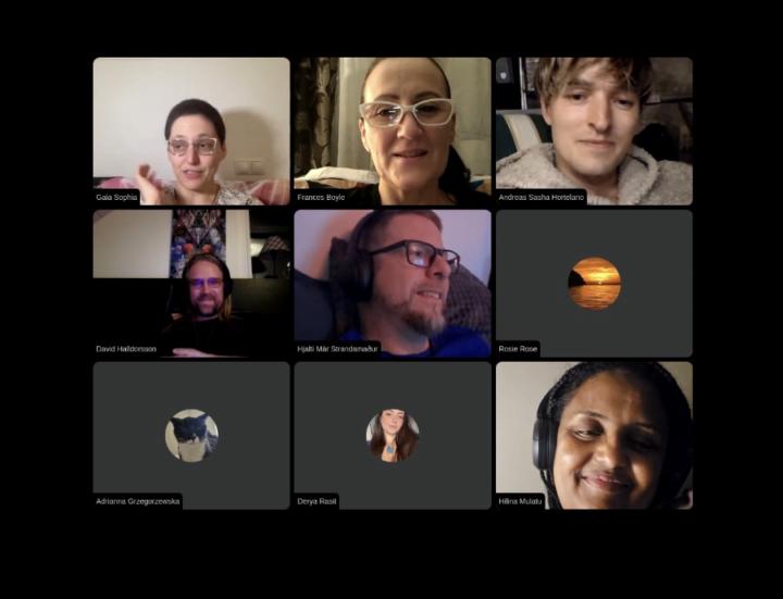 ✨ Our very first group call ✨