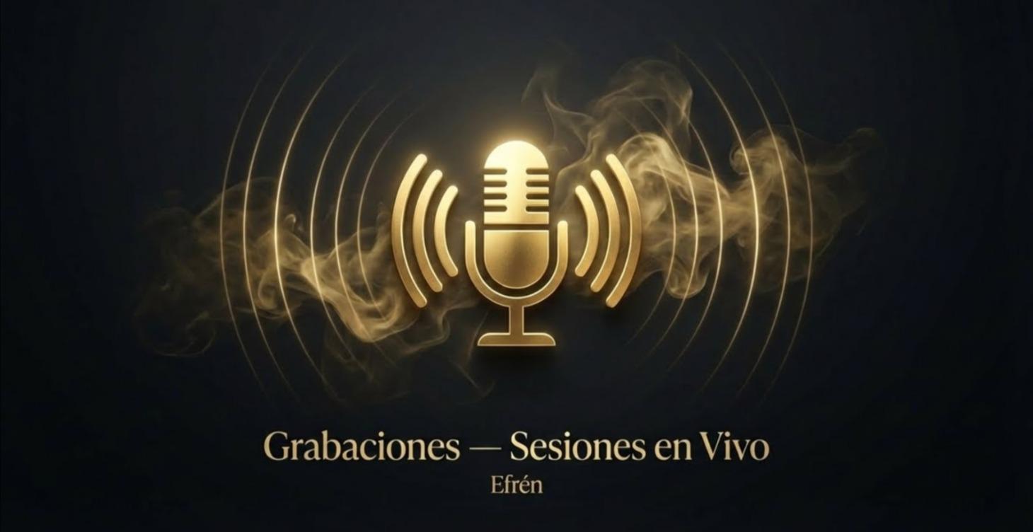 Grabación Sesiones en vivo Efrén