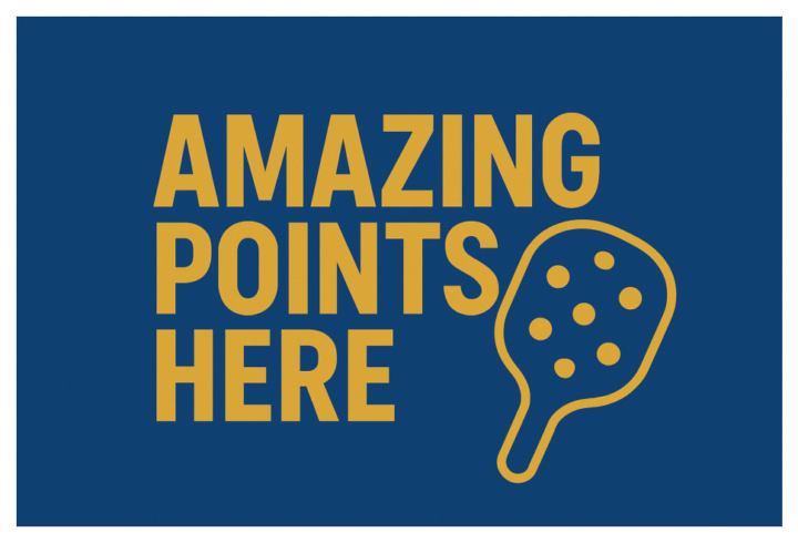 Drop amazing points here…