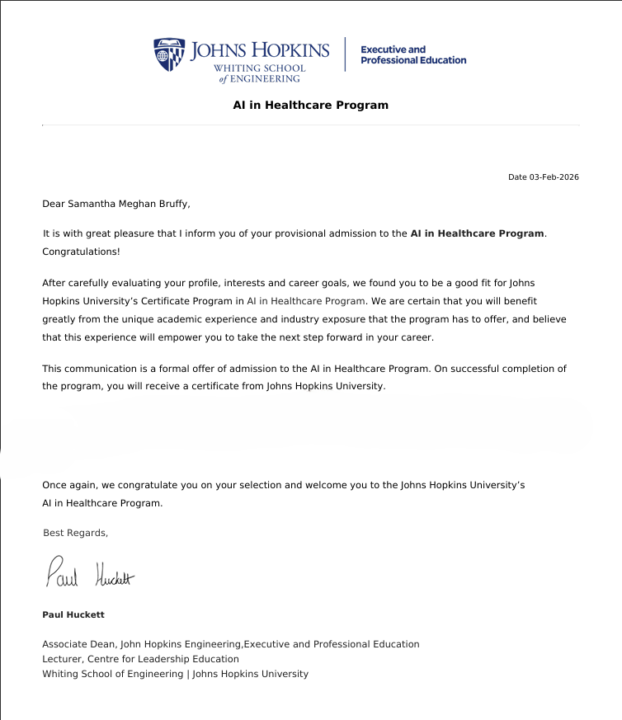 AI Certification Acceptance! 