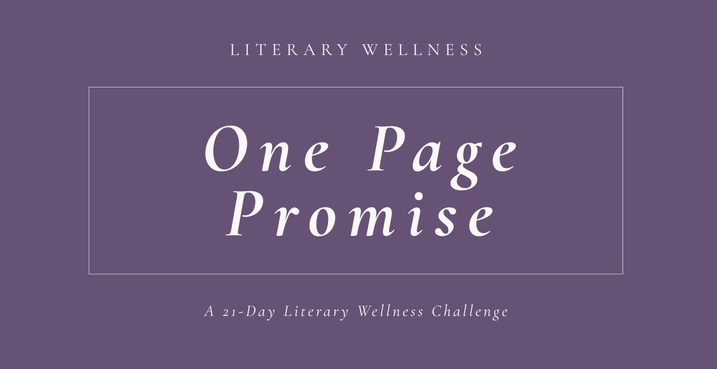 The One Page Promise