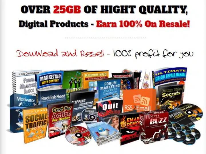 25GB PLR Product