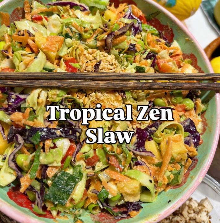 🌿✨ Tropical Zen Raw Slaw ✨🌿