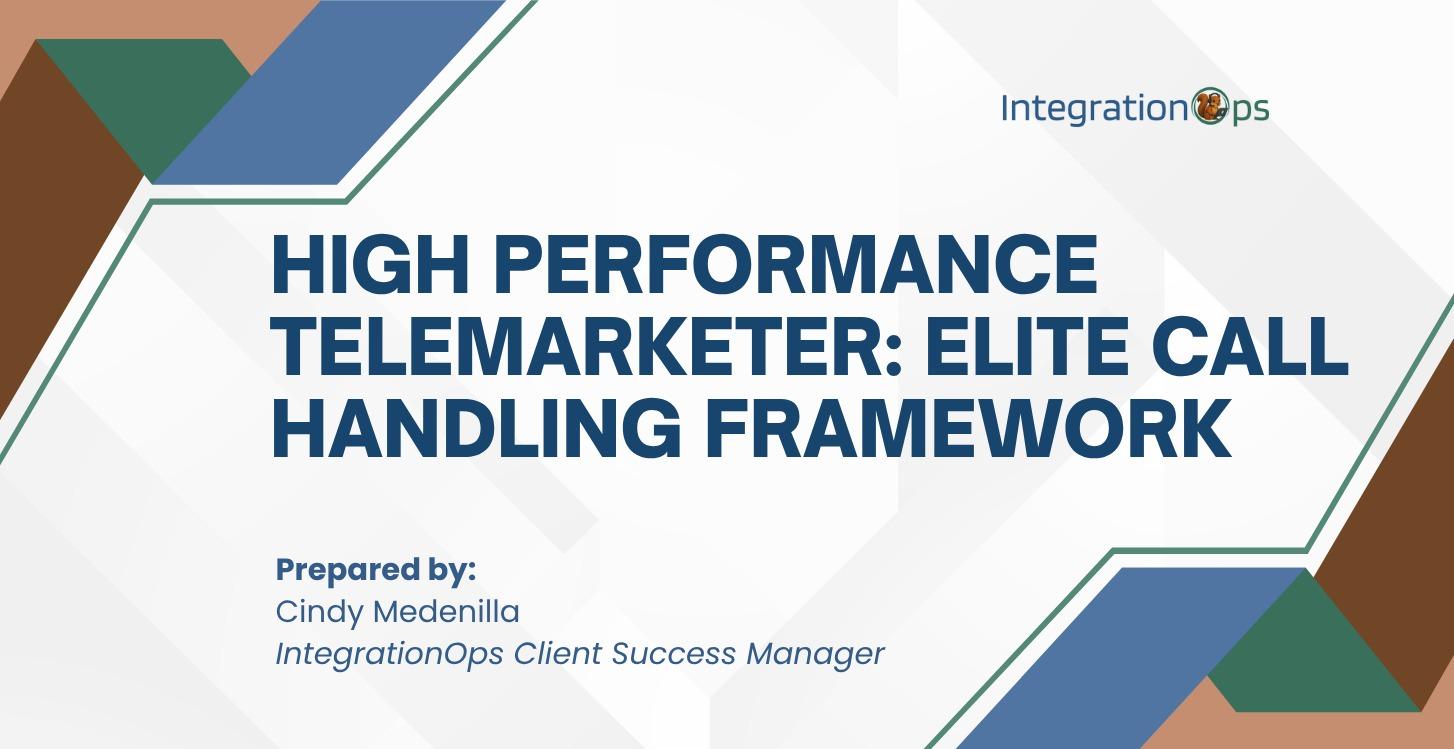 IOS - Elite Call Handling Framework