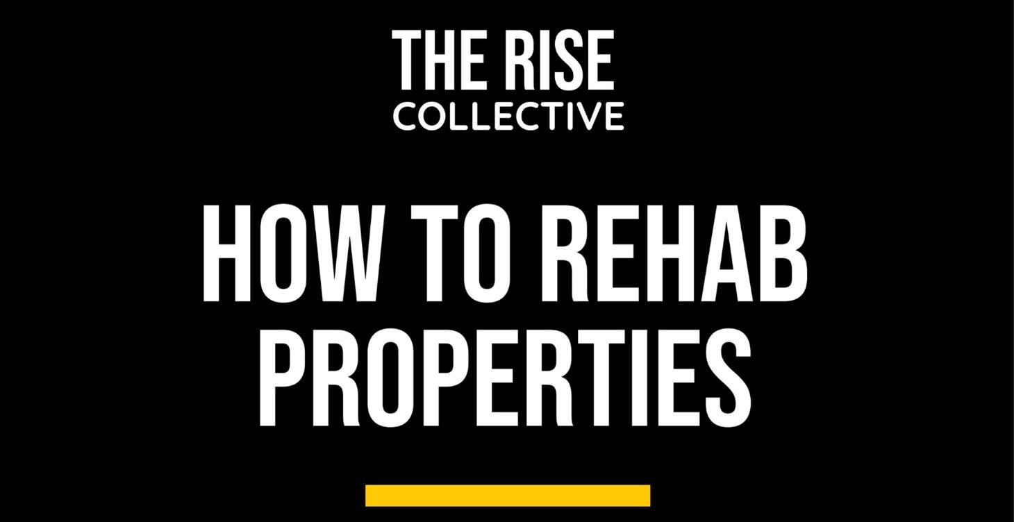 How To Rehab Properties A to Z