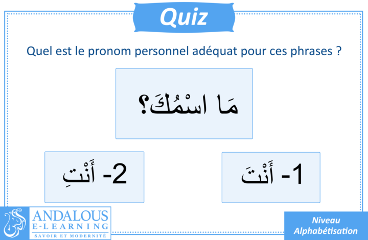 Quiz niveau débutant
