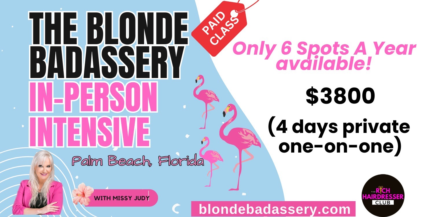 THE BLONDE BADASSERY INTENSIVE WITH MISSY