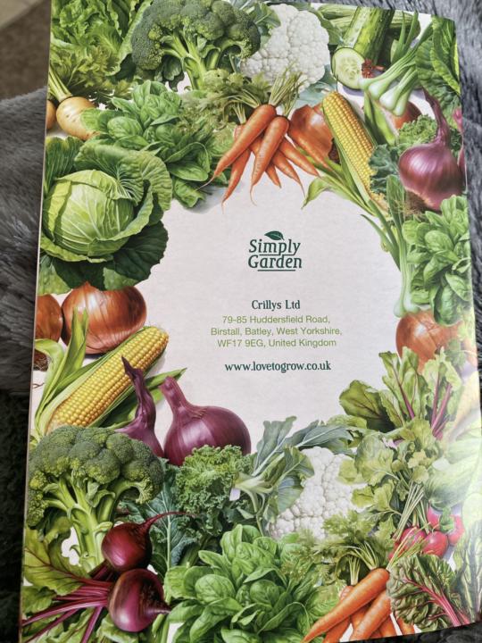 Daughter bought seeds for my garden.