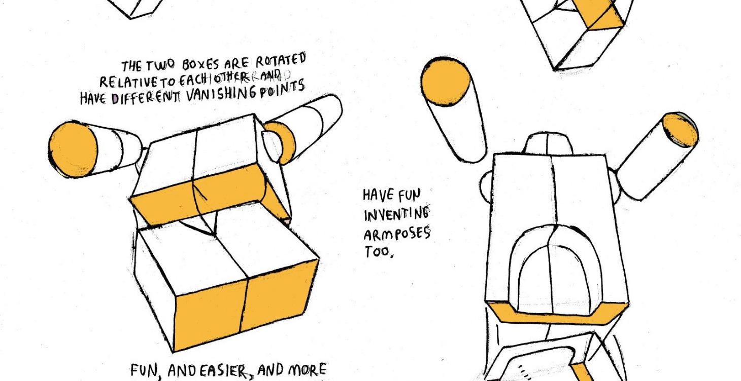 drawing.Chest and body warm-ups.