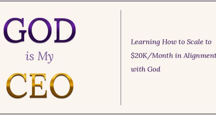 God is my CEO