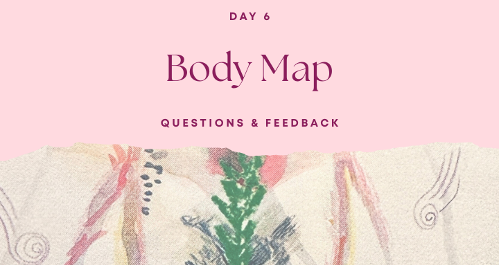 Day 6: Body Map Reflections & Questions 