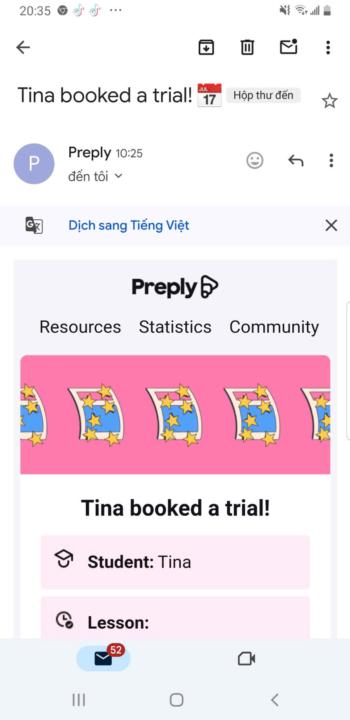 Niềm vui buổi tối nay