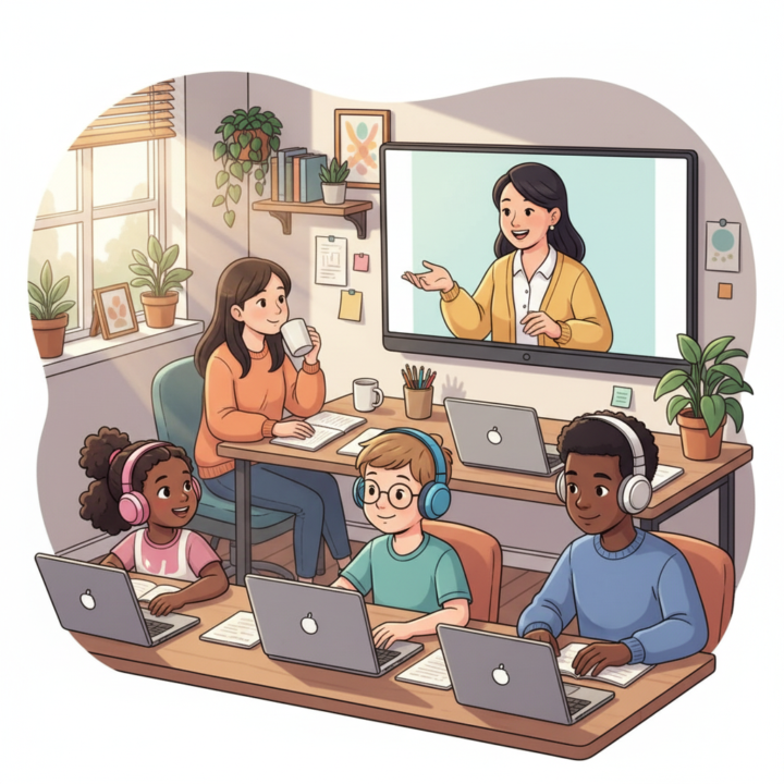 Xây dựng mối quan hệ với học sinh online